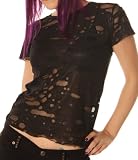 Folter Womens DECAY TEE in BLACK