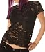 Folter Womens DECAY TEE in BLACK
