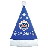 MLB New York Mets Snowflake Santa Hat