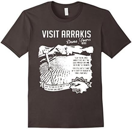Men's Visit Arrakis Dune Tours T Shirt 3XL Asphalt