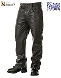 Xelement Naked American Cowhide Leather 5 Pocket Relax Fit...