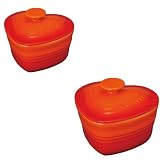 Le Creuset �yHAPPY SET�z�����J���E�_���[���t�^�t�� S�EL 2�Z�b�g �I�����W