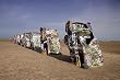 Ant Farm Artists' Cadillac Ranch Near Amarillo, Texas Photograph - Beautiful 16x20-inch Photographic Print by Carol M. Highsmith