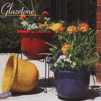 Novelty 19 Inch Emberglow Round Glazetone Planter