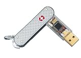 Victorinox Taschenmesser Swiss Flash Alox Flight 4 GB, 14,5 x 116 x 2,2 cm