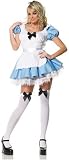 Leg Ave Women's Alice Apron Dress, Blue