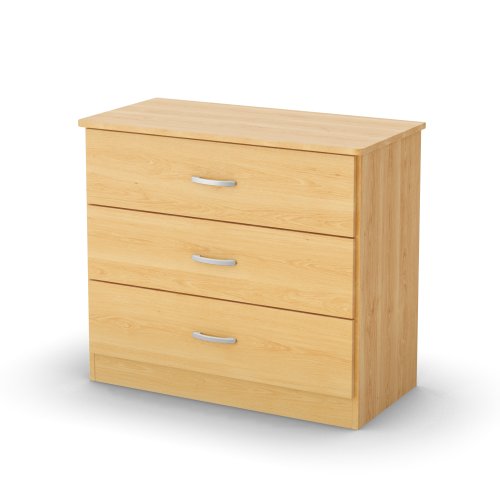 South Shore Libra Collection 3-Drawer Chest, Natural Maple