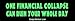One Financial Collapse Ruin Your Whole Day - Political Stickers (Small 5 x 1.4 in.)