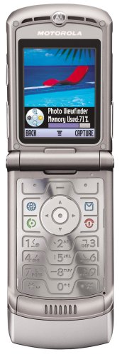 Motorola RAZR V3 Unlocked Cell Phone with Video Player--International Version with Warranty (Silver)