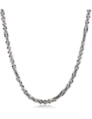 14k White Gold 1.1mm Zigzag Chain Necklace
