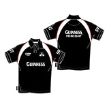 Cotton Traders Guinness Premiership Short Sleeved Raglan Polo Shirt (Large)