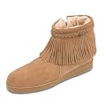 Minnetonka Sheepskin Ankle Boot with zip