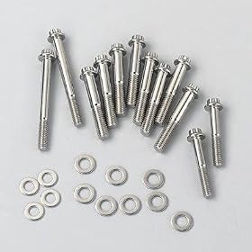 ARP 4542104 Intake Manifold Bolt Kit, Stainless Steel With 12-Point Style Heads, For Select Ford Applications