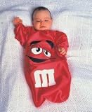 M&M Bunting (Red) Infant Halloween Costume Size 0-9 mos.