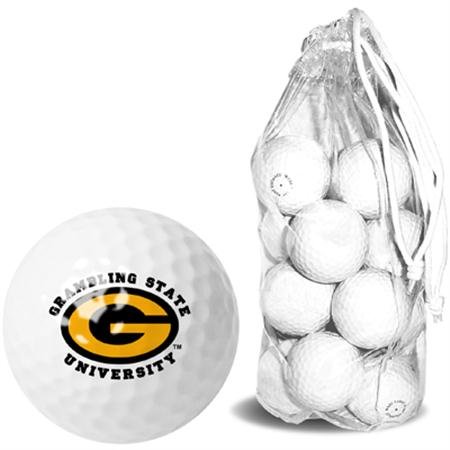Grambling State Tigers Ncaa Clear Pack 15 Golf Balls