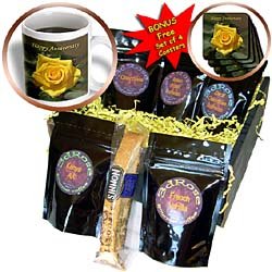 Anniversary - Happy Anniversary - Coffee Gift Baskets - Coffee Gift Basket by 3dRose LLC