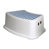 baby products Educational Products - Childrens Stool, White, Blue - Anti-slip cover on top reduces the risk of slipping. Anti-slip protector on underside helps prevent slipping.
