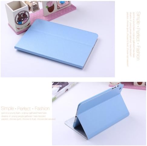 ST hot sell Apple iPad mini Luxus Golden Slim Smart Cover protector case - Gold/Pink/Red/Blue/Purple/White/Black/Rose (iPad mini case-Blue)