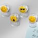 4 Happy Funny Face Magnetic Clips Magnets Refriderator Hangers Kitchen Office Home Decor