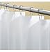 Extra Long VINYL Shower Curtain Liner 72'' wide x 84" Long - WHITE