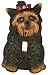 Yorkie Single Switchplate Cover