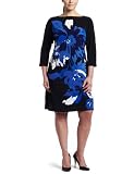 London Times Women’s 3/4 Sleeve Shift Dress