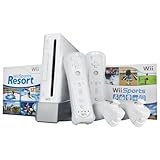Nintendo Wii Console - White - Starter Bundle, includes extra Wii Remote Pl ....