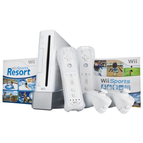 Nintendo Wii Console – White – Starter Bundle, includes extra Wii Remote Plus and Nunchuk (Nintendo Wii)