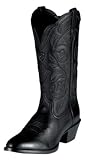 Ariat Women's Heritage Western R Toe Black Deertan