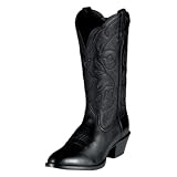 Ariat Ladies Heritage Western R Toe Black Deertan by Ariat