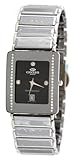 RADO Watch:Oniss Men's Tungsten Watch with 2 Rows Diamond Model ON-319-MST1 (Black Face)