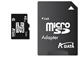 A-DATA Class 6 microSDHC Flash Memory Card with SD Adapter