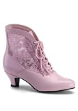 2 Inch Heel Victorian Ankle Boot Women's Size Shoe