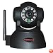 Wireless IP Camera with Pan & Tilt, Night Vision, 2 Way Audio, Apple Mac and Windows compatible, Color - Black