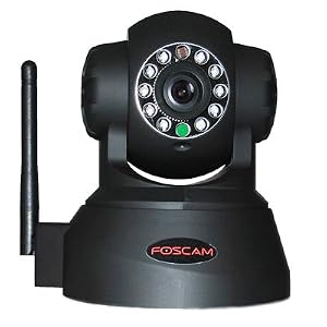 Wireless IP Camera with Pan & Tilt, Night Vision, 2 Way Audio, Apple Mac and Windows compatible, With Phone Installation Support Included