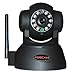 Wireless IP Camera with Pan & Tilt, Night Vision, 2 Way Audio, Apple Mac and Windows compatible, Color - Black