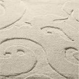 Sculpture Ivory Wool Contemporary Rug Size: 9 x 13 Sculpture Ivory Wool Contemporary Rug Size: 9 x 13