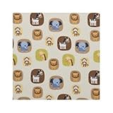Tiddliwinks Fitted Crib Sheet- Jungle Friends by KidsLine [並行輸入品]