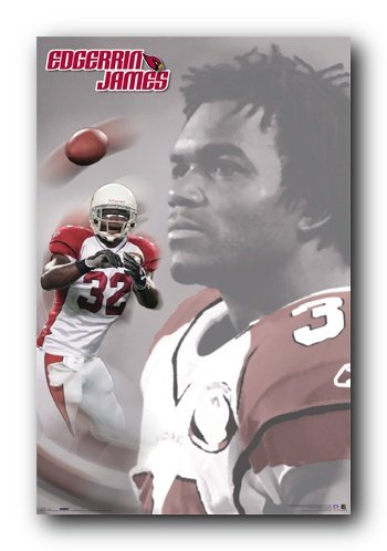 Edgerrin James Arizona Cardinals Poster 22.5X34 4060