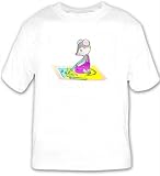T-shirt with kid, body, individuals, individual, painting, humans, mouse, person, human, persons, coloring, rat, people, child