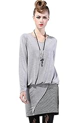 Plus Size 2015 Long Sleeves Lace  Dress