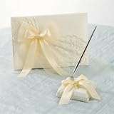David's Bridal Lovely Lace Guest Book and Pen Set Style Db38gbpw by David's Bridal