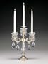 Schonbek 71062-44 Heirloom Silver / Handcut La Scala Renaissance Three Light Up Lighting Wax Candle