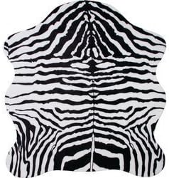 B&amp;F HHRUGZ Classic Safari 56 x 61 Zebra Print Rug by Classic Safari