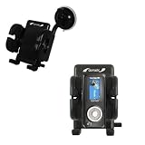 Sandisk Sansa c100 Flexible Car Windshield Holder - Gomadic Brand