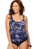 Avenue Plus Size Outback Side Tie Swim Top