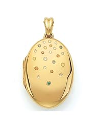 Victor Mayer 18K Gold Diamond Locket With Assorted Gems 18K Yellow Gold