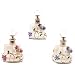 Frosted Glass Perfume Bottle with Butterfly