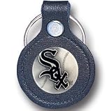 Chicago White Sox MLB Round Leather Key Chain