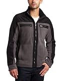 Calvin Klein Jeans Men's Solid Polar Fleece Jacket, Thunder Grey, Medium